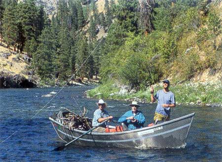 Driftboat fishing