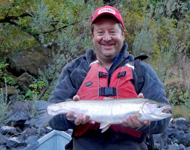 Jeff Helfrich Oregon's Fly Fishing Rogue River Steelhead Salmon